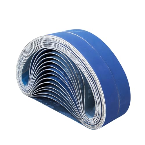 FEIHU 20 Stück Zirkonkorund Schleifbänder 30x533 mm.Schleifband für Bandschleifer,Powerfeile,Schleifpapier（Körnung 120 ） von FEIHU
