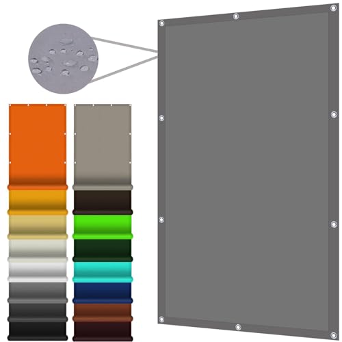 Quadratisch Sonnenschutz Markise 2.7 x 4.8 m Premium Textiles Sonnensegel Quer Vernäht Robust für Garten Terrasse Balkon, Hellgrau Quadratisch Sonnenschutz Markise 2.7 x 4.8 m Premium Textiles Sonnensegel Quer Vernäht Robust für Garten Terrasse Balkon, Hellgrau von FEIJUAND