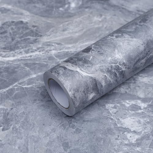 FEILAYS Selbstklebende Tapete Klebefolie Retro Wandtapete Möbelfolie Industrial Optik Wanddeko Wohnzimmer Küchentapete Abwaschbar Tapeten Schlafzimmer Vintage Shabby Baddeko 40CM×5M von FEILAYS