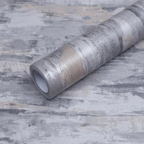FEILAYS Selbstklebende Tapete Vintage Beton Optik Tapete Klebefolie Betonoptik Wasserfest Selbstklebende Folie für Wand Tisch Möbel Küche Aufkantung Dekoration 60CM×3M Grau FEILAYS Selbstklebende Tapete Vintage Beton Optik Tapete Klebefolie Betonoptik Wasserfest Selbstklebende Folie für Wand Tisch Möbel Küche Aufkantung Dekoration 60CM×3M Grau von FEILAYS
