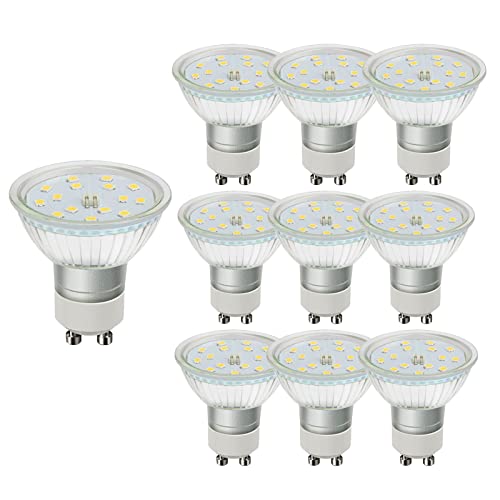 FEILEMAN GU10 LED Warmweiss Bulb, 5W 3000K GU10 LED Spot, LED Leuchtmittel GU10 120 ° Abstrahlwinkel Nicht Dimmbar 440lm Ersetzt 35W Halogenlampen, 230V 10 Stück FEILEMAN GU10 LED Warmweiss Bulb, 5W 3000K GU10 LED Spot, LED Leuchtmittel GU10 120 ° Abstrahlwinkel Nicht Dimmbar 440lm Ersetzt 35W Halogenlampen, 230V 10 Stück von FEILEMAN