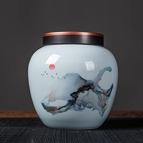 FEILIV Haustier Handgefertigtes Goldkeramik Mini Glas Tragbarer Versiegelung Kleiner Glas Tierfeindung Asche Speicher Angeordneter Tierurne(1) von FEILIV