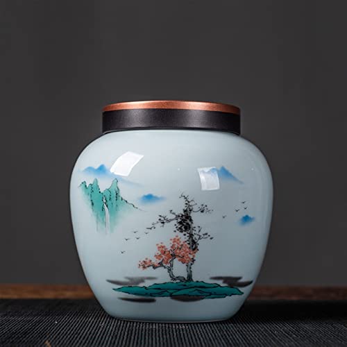 FEILIV Haustier Handgefertigtes Goldkeramik Mini Glas Tragbarer Versiegelung Kleiner Glas Tierfeindung Asche Speicher Angeordneter Tierurne(2) von FEILIV
