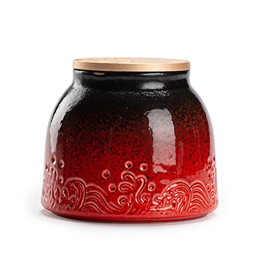 FEILIV Pet Urn for Dogs Cats Ashes Keepsake Memorial Box Funeral Set Burial Urns for Cremated Remains Ash Vial Adult Funeral Urn Pet Cat and Dog Urn 01701 Tierurne(Red) von FEILIV