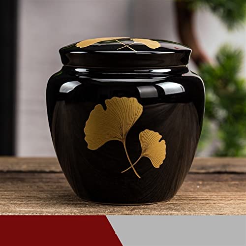 FEILIV Pet Urn for Dogs Cats Ashes Keepsake Memorial Box Funeral Set Burial Urns for Cremated Remains Ash Vial Adult Funeral Urn Pet Cat and Dog Urn 15402 Tierurne(Black) von FEILIV