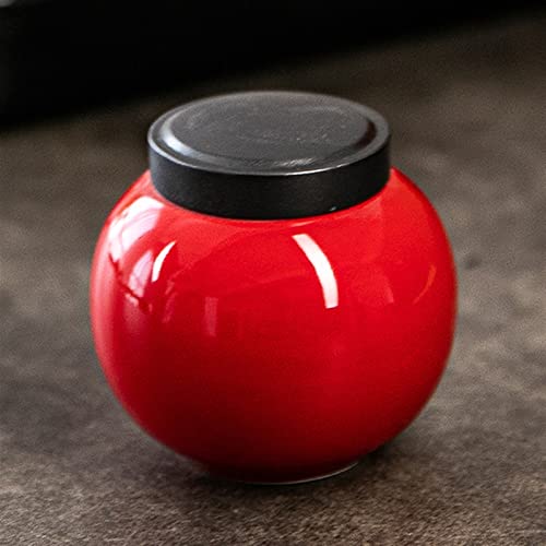 FEILIV Pet Urn for Dogs Cats Ashes Keepsake Memorial Box Funeral Set Burial Urns for Cremated Remains Ash Vial Adult Funeral Urn Pet Cat and Dog Urn 19357 Tierurne(Red) von FEILIV