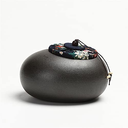 FEILIV Pet Urn for Dogs Cats Ashes Keepsake Memorial Box Funeral Set Burial Urns for Cremated Remains Ash Vial Adult Funeral Urn Pet Cat and Dog Urn 19560 Tierurne(Black,S) von FEILIV