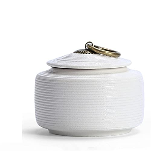 FEILIV Pet Urn for Dogs Cats Ashes Keepsake Memorial Box Funeral Set Burial Urns for Cremated Remains Ash Vial Adult Funeral Urn Pet Cat and Dog Urn 27515 Tierurne(White,L) von FEILIV