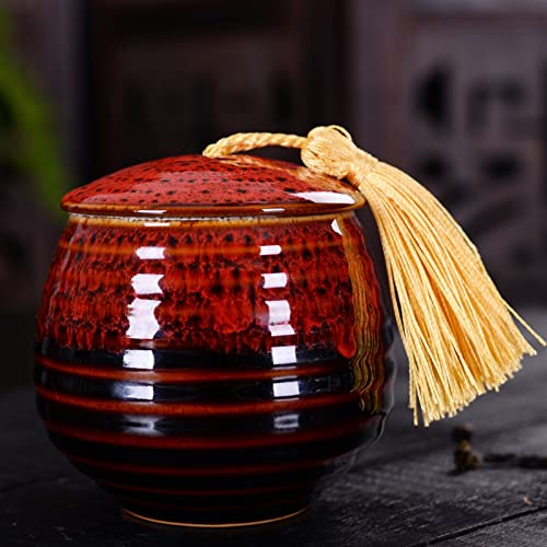 FEILIV Pet Urn for Dogs Cats Ashes Keepsake Memorial Box Funeral Set Burial Urns for Cremated Remains Ash Vial Adult Funeral Urn Pet Cat and Dog Urn 27661 Tierurne(Red) von FEILIV