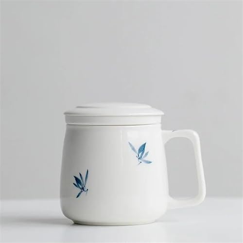 Teeservice 255Ml Reine Handbemalte Schmetterling Orchidee Kunst Keramik Teetasse Chinesischen Stil Haushalt Kungfu Tee Kleine Tasse Büro Filter Teetassen-Set von FEILIV