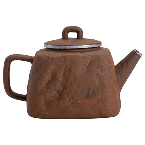 Teeservice Handgefertigter Silberner Vergoldeter Teekessel Tee-Ei Leerer Zhai Old Rock Tontopf Vintage-Steinzeug Kleine Teekanne Kung-Fu-Tee-Set Teetassen-Set Teeservice Handgefertigter Silberner Vergoldeter Teekessel Tee-Ei Leerer Zhai Old Rock Tontopf Vintage-Steinzeug Kleine Teekanne Kung-Fu-Tee-Set Teetassen-Set von FEILIV
