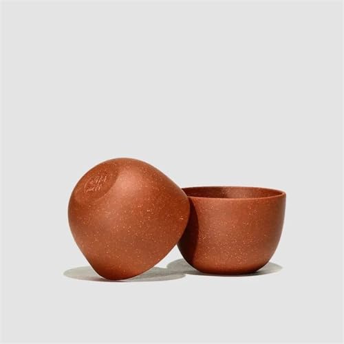 Teeservice Haushalt Tee-Set Zubehör Anti-verbrühungen Wärme Tee Tasse Lila Sand Handgemachte Kleine Teetassen-Set(G) von FEILIV