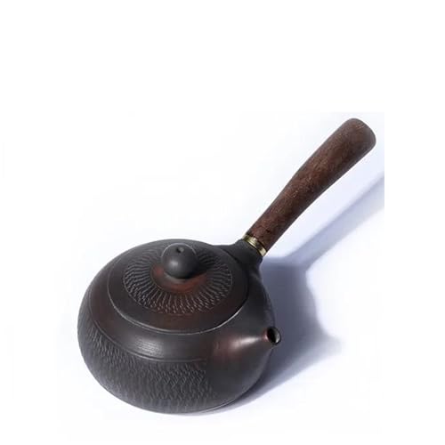Teeservice Kleine Teekanne Tee-Set Jianshui Lila Sandtopf Keramik Kung-Fu-Teekanne Handgefertigte Teebereiter Teetassen-Set(J) von FEILIV