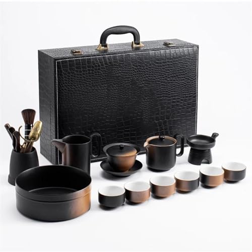 Teeservice Teegeschirr Kung Fu Tee Set Geschenk Box Keramik Teekanne Tasse Vintage Luxus Chinesischen Tee-Service-Set Porzellan Juego Hause Artikel Teetassen-Set Teeservice Teegeschirr Kung Fu Tee Set Geschenk Box Keramik Teekanne Tasse Vintage Luxus Chinesischen Tee-Service-Set Porzellan Juego Hause Artikel Teetassen-Set von FEILIV