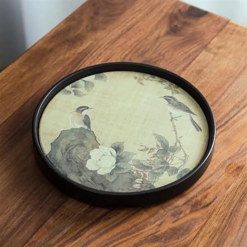 Teeservice Teematte Chinesischen Stil Schnell Trocknend Wasserabsorbierend Keramik Teetablett Kung Fu Tee Untersetzer Teezeremonie Tisch Set Zubehör Teetassen-Set(C) von FEILIV