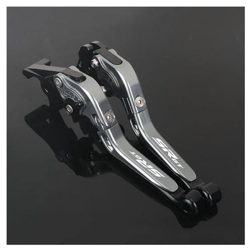 FEILIVCI Bremshebel Für Aprilia SR GT 200 2022 2023 SR GT200 Motorrad CNC Aluminium Verstellbare Faltbare Ausziehbare Bremskupplungshebel(Titanium) von FEILIVCI