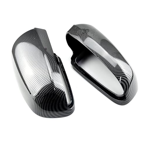 FEILIVCI Ersatz Ersatzteile Für A-UDI A4 B6 B7 A6 C6 2003 2004 2005 2006 2007 S4 S Line Spiegelabdeckung Rückspiegelkappe Modifikationsteile(Kohlenstoff-Faser) von FEILIVCI