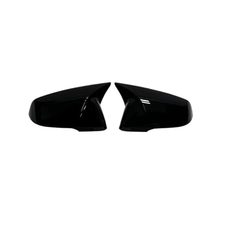 FEILIVCI Ersatz Ersatzteile Für B&MW 1er 2er F44 F40 Z4 G29 X1 F48 F49 X2 F39 Carbon Fiber Tür Flügel Seite Spiegel Abdeckung Kappen Shell Modifikationsteile(Schwarz glänzend) von FEILIVCI