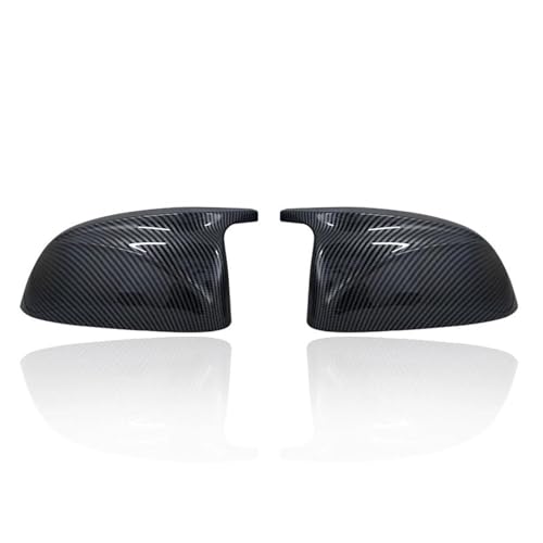 FEILIVCI Ersatz Ersatzteile Für B&MW X3 G01 X4 G02 X5 G05 X6 G06 X7 G07 Schwarze Rückspiegelabdeckung Im X3M-Look Modifikationsteile(Carbon Fiber Pattern) von FEILIVCI