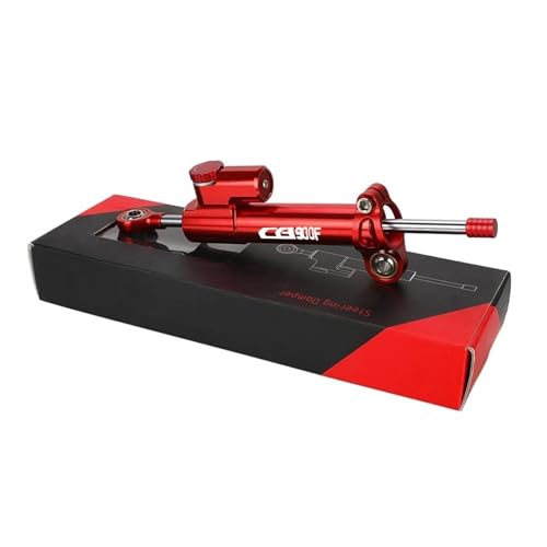 FEILIVCI Ersatzteile Für CB900F CB 900F Für Hornet 2001 2002 2003 2004 2005 2006 2007 2008 CNC Universal Motorrad Einstellbare Lenkung Dämpfer Stabilisator Modifikationsteile(CB900F Red red) von FEILIVCI