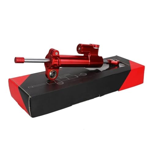 FEILIVCI Ersatzteile Für CBF1000 CBF600 CBF500 CBF125 CBF1000A CNC Motorrad Einstellbarkeit Lenkung Dämpfer Stabilisator Modifikationsteile(Red red) von FEILIVCI