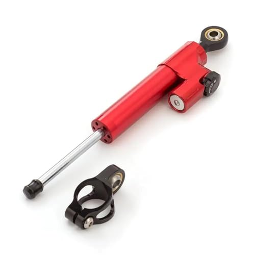 FEILIVCI Ersatzteile Für CBR250RR CBR250RR 2019 2020 2021 2022 2023 CNC Aluminium Motorrad Lenkungsdämpfer Stabilisator Halterung Montage Support Kit Halter Modifikationsteile(Red-Black) von FEILIVCI