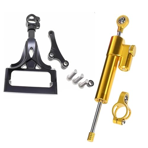 FEILIVCI Ersatzteile Für Kawasaki Z1000 Z750 2003 2004 2005 2006 2007 2008 2009 CNC Motorrad Stabilisator Lenkung Dämpfer Montage Halterung Unterstützung Kit Modifikationsteile(Set 10) von FEILIVCI