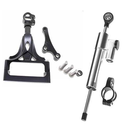 FEILIVCI Ersatzteile Für Kawasaki Z1000 Z750 2003 2004 2005 2006 2007 2008 2009 CNC Motorrad Stabilisator Lenkung Dämpfer Montage Halterung Unterstützung Kit Modifikationsteile(Set 16) von FEILIVCI