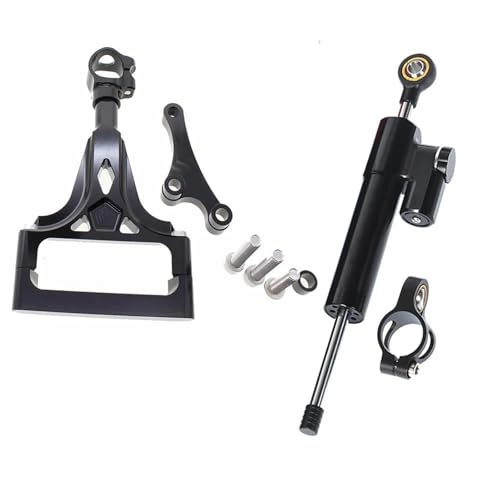 FEILIVCI Ersatzteile Für Kawasaki Z1000 Z750 2003 2004 2005 2006 2007 2008 2009 CNC Motorrad Stabilisator Lenkung Dämpfer Montage Halterung Unterstützung Kit Modifikationsteile(Set 4) von FEILIVCI