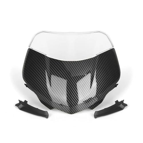 FEILIVCI Ersatzteile Für Triumph Für Street Triple 765RS 765 RS Moto2 2023 Motorrad Frontscheibe Windschutzscheibe Visier Schild Spoiler Deflektor Modifikationsteile(E) von FEILIVCI