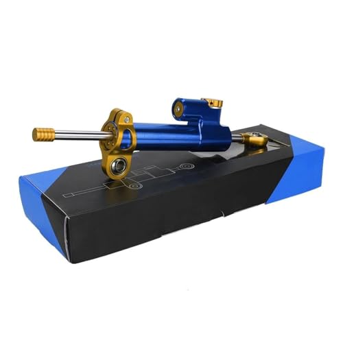 FEILIVCI Ersatzteile Für VFR 800 F VFR800 VFR800F 1998 1999 2000 2001 2002 2003 2004 2005-2019 Stabilisator Lenkung Dämpfer Motorrad Modifikationsteile(Gold Blue) von FEILIVCI