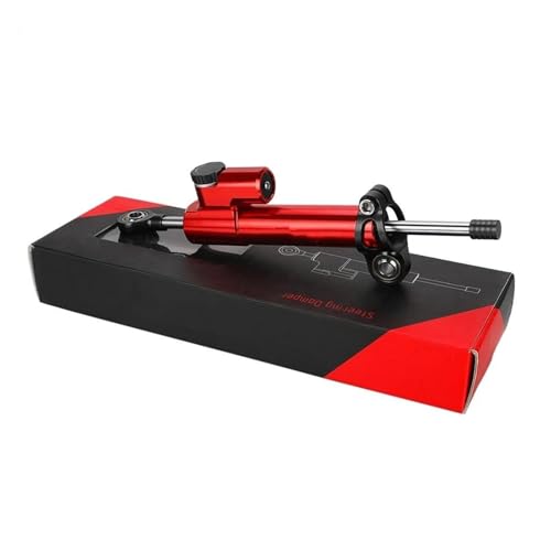FEILIVCI Ersatzteile Für VFR 800 F VFR800 VFR800F 1998 1999 2000 2001 2002 2003 2004 2005-2019 Stabilisator Lenkung Dämpfer Motorrad Modifikationsteile(VFR800F Black red) von FEILIVCI