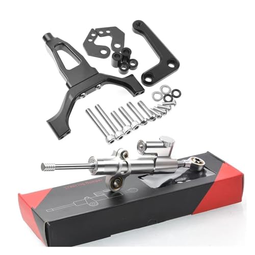 FEILIVCI Ersatzteile Für Y&amaha MT 09 MT09 SP 2024 2025 Motorrad-Lenkungsdämpferhalterung Mit Einstellbarer Geschwindigkeits- Und Wackelschutz-Stabilisatorhalterung Modifikationsteile(22) von FEILIVCI