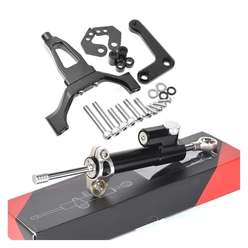 FEILIVCI Ersatzteile Für Y&amaha MT 09 MT09 SP 2024 2025 Motorrad-Lenkungsdämpferhalterung Mit Einstellbarer Geschwindigkeits- Und Wackelschutz-Stabilisatorhalterung Modifikationsteile(Set 10) von FEILIVCI