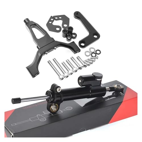 FEILIVCI Ersatzteile Für Y&amaha MT 09 MT09 SP 2024 2025 Motorrad-Lenkungsdämpferhalterung Mit Einstellbarer Geschwindigkeits- Und Wackelschutz-Stabilisatorhalterung Modifikationsteile(Set 6) von FEILIVCI