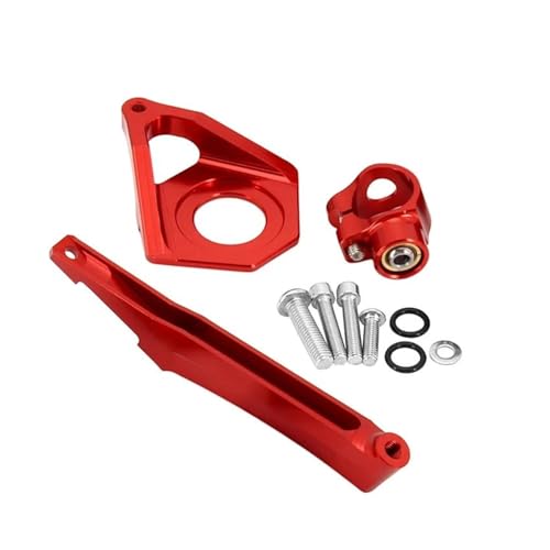 FEILIVCI Ersatzteile Für Y&amaha YZF R6 YZF 600 2003 2004 2005 Motorrad Lenkung Stabilisator Dämpfer Halterung Montieren Geändert Modifikationsteile(Red Bracket) von FEILIVCI