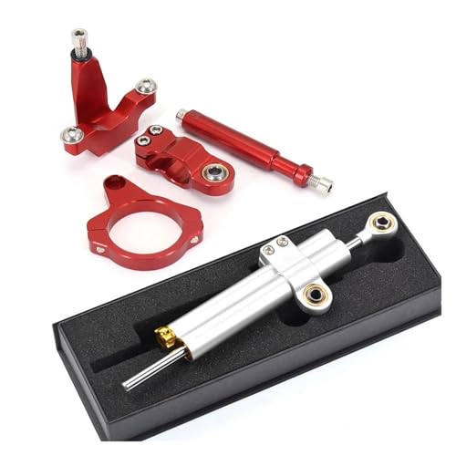 FEILIVCI Ersatzteile Für Y&amaha YZF R7 YZFR7 YZF R7 2021 2022 2023 Motorrad Fiber Carbon Lenkung Dämpfer Stabilisator Halterung Unterstützung Montage Modifikationsteile(Set 4) von FEILIVCI