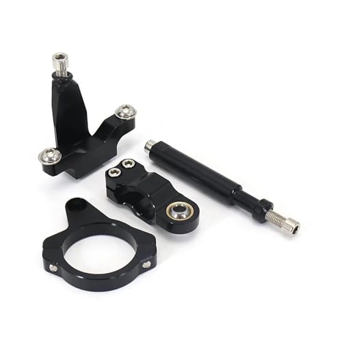 FEILIVCI Ersatzteile Für Y&amaha YZF R7 YZFR7 YZF R7 2021 2022 2023 Motorrad Fiber Carbon Lenkung Dämpfer Stabilisator Halterung Unterstützung Montage Modifikationsteile(Stand - Black) von FEILIVCI