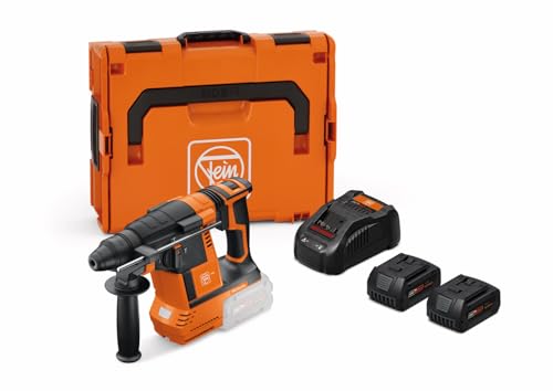 FEIN Akku-Bohrhammer ABH 18-26 AS Set 5Ah, Mit SDS plus und einer Schlagenergie von 2,6 Joule für das Bohren in Beton bis 26 mm, 2 Akkus 5 Ah und Ladegerät, Motor bürstenlos FEIN Akku-Bohrhammer ABH 18-26 AS Set 5Ah, Mit SDS plus und einer Schlagenergie von 2,6 Joule für das Bohren in Beton bis 26 mm, 2 Akkus 5 Ah und Ladegerät, Motor bürstenlos von FEIN