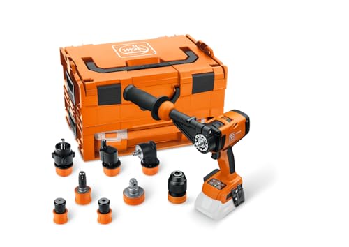 FEIN Akku-Bohrschrauber ASCM18-4 QM AS QuickIN Set mit 7 QuickIN Schnellwechselaufsätzen in Koffer i-BOXX. Maximale Anwendungsvielfalt beim Bohren,Gewindebohren,Verschrauben.Ohne Akku und Ladegerät von FEIN