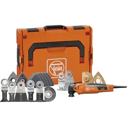 FEIN Multimaster MM 500 Plus Top EDITION, Das leistungsstarke MultiTool bei Ausbau und Renovierung mit 62 Zubehören zum Sägen, Schleifen, Schneiden, Fliesen austrennen und mehr. von FEIN