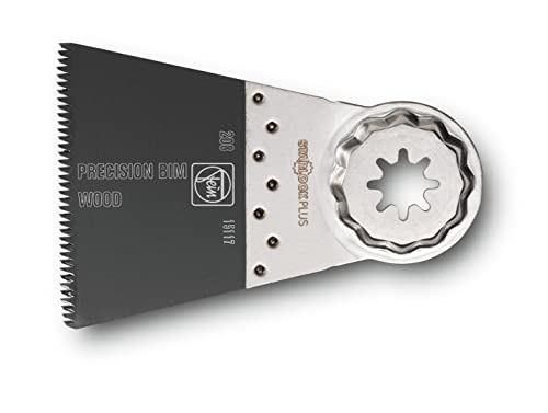 Fein E-Cut Precision BIM Sägeblatt, 10 Stück (Aufnahme Starlock Plus, Größe 65x50 mm, doppelseitige Japan-Verzahnung, extra breite Form) 63502208240 von FEIN