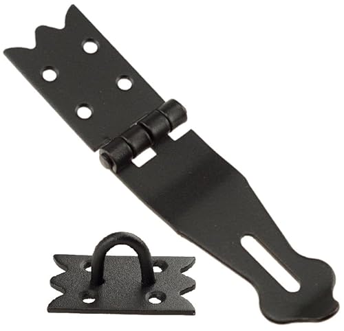 FEINZ - Hasp Sicherheitsüberfalle 100x60x35mm – Haspe Torschloss Türschloss Haspe Schlossriegel - Verschlussriegel - Torriegel - Schieberiegel - Verriegelung für Türen Gartentor – Torverriegelung FEINZ - Hasp Sicherheitsüberfalle 100x60x35mm – Haspe Torschloss Türschloss Haspe Schlossriegel - Verschlussriegel - Torriegel - Schieberiegel - Verriegelung für Türen Gartentor – Torverriegelung von FEINZ