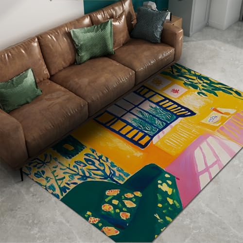Aquarell Graffiti Große Teppiche für Wohnzimmer Eingangstür Matte Sonnenschein Fenster Sofa Indoor Szenerie Weicher Komfort Teppich Wohnkultur 160x230cm Aquarell Graffiti Große Teppiche für Wohnzimmer Eingangstür Matte Sonnenschein Fenster Sofa Indoor Szenerie Weicher Komfort Teppich Wohnkultur 160x230cm von FEIPUHOME Art