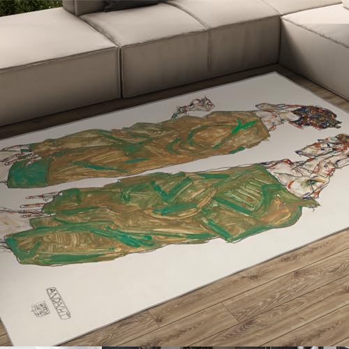 FEIPUHOME Art Expressionismus Teppiche Hingabe Berühmte Malerei Druck Dekoration Teppiche für Wohnzimmer Kellerboden Leicht zu reinigen 60x90cm FEIPUHOME Art Expressionismus Teppiche Hingabe Berühmte Malerei Druck Dekoration Teppiche für Wohnzimmer Kellerboden Leicht zu reinigen 60x90cm von FEIPUHOME Art