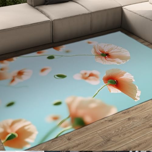 FEIPUHOME Art Frühling Blumen waschbar weiche Teppiche für Wohnzimmer Schlafzimmer Wohnung Lounge Kinderzimmer Natürliche Ästhetik Boden Teppich Indoor Dekorativ 90x120cm FEIPUHOME Art Frühling Blumen waschbar weiche Teppiche für Wohnzimmer Schlafzimmer Wohnung Lounge Kinderzimmer Natürliche Ästhetik Boden Teppich Indoor Dekorativ 90x120cm von FEIPUHOME Art