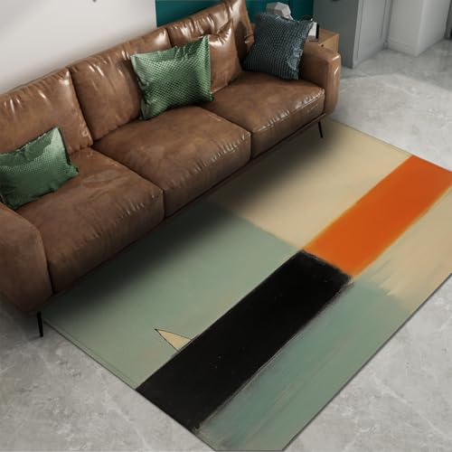 FEIPUHOME Art Nordischer Minimalismus weicher dünner Teppich Bunte geometrische Streifen Teppiche für stark frequentierte Bereiche Wohnzimmer Schlafzimmer Eingangsbereich faltbar 90x150cm FEIPUHOME Art Nordischer Minimalismus weicher dünner Teppich Bunte geometrische Streifen Teppiche für stark frequentierte Bereiche Wohnzimmer Schlafzimmer Eingangsbereich faltbar 90x150cm von FEIPUHOME Art