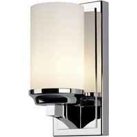 FE-AMALIA1-SBATH Wandleuchte Amalia 1xG9 Stahl / Aluminium chrom poliert H:24,1cm B:11,4cm IP44 3000K - Feiss von FEISS