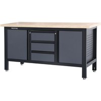 FEISTOS Werkstatteinrichtung Werkbank Heros 2 inkl. Lochwand Anthrazit/Schwarz 169x60x87 cm FEISTOS Werkstatteinrichtung Werkbank Heros 2 inkl. Lochwand Anthrazit/Schwarz 169x60x87 cm von FEISTOS