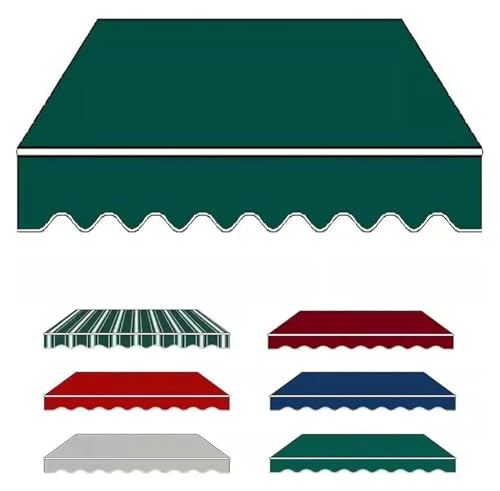 Balkonmarkise, Gelenkarmmarkise, Ersatz-Sonnenschutz-Markisenabdeckung, wasserdichtes Polyester-Überdachungstuch(19.6x6.5ft) von FEITAOOZ